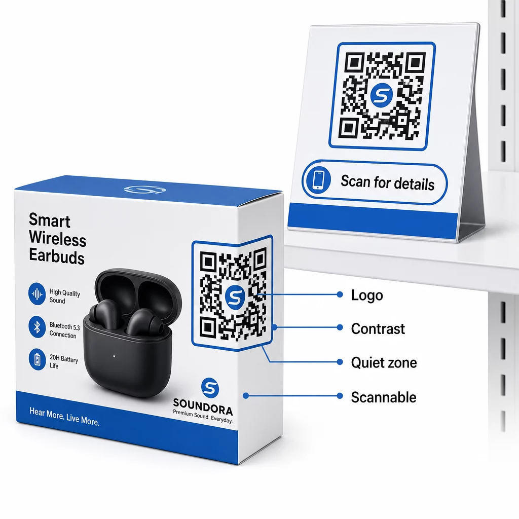 Branded QR code design