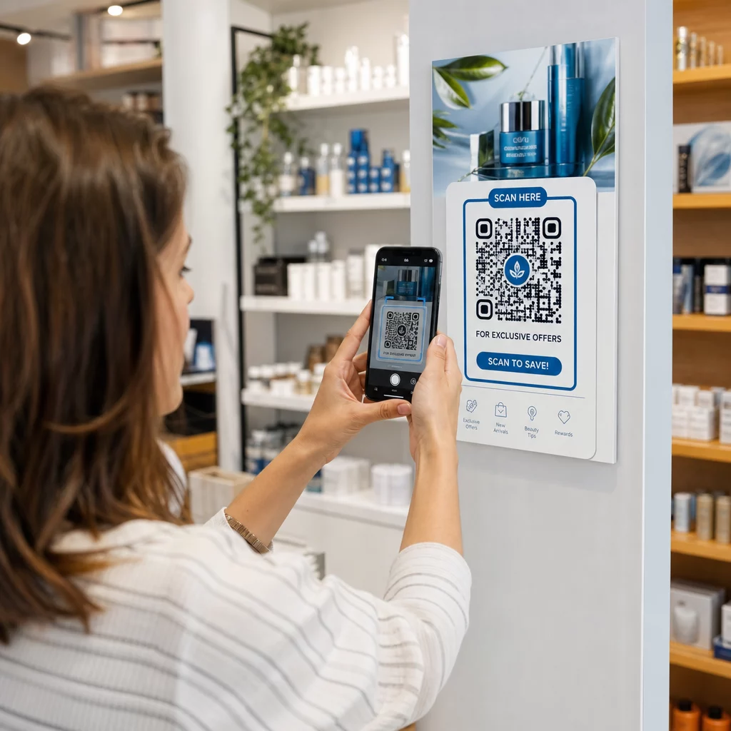 Marketing QR code scan