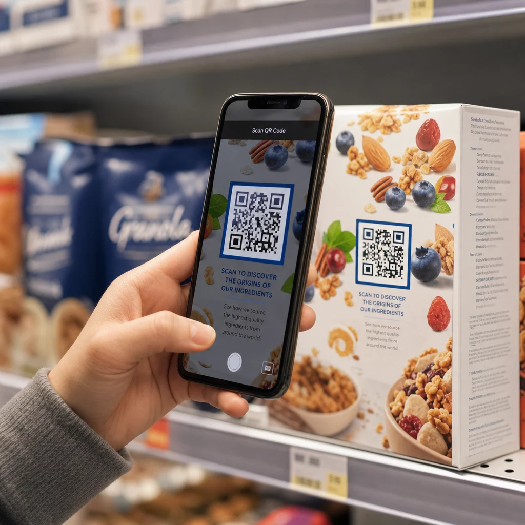 Сканування QR-коду продукту