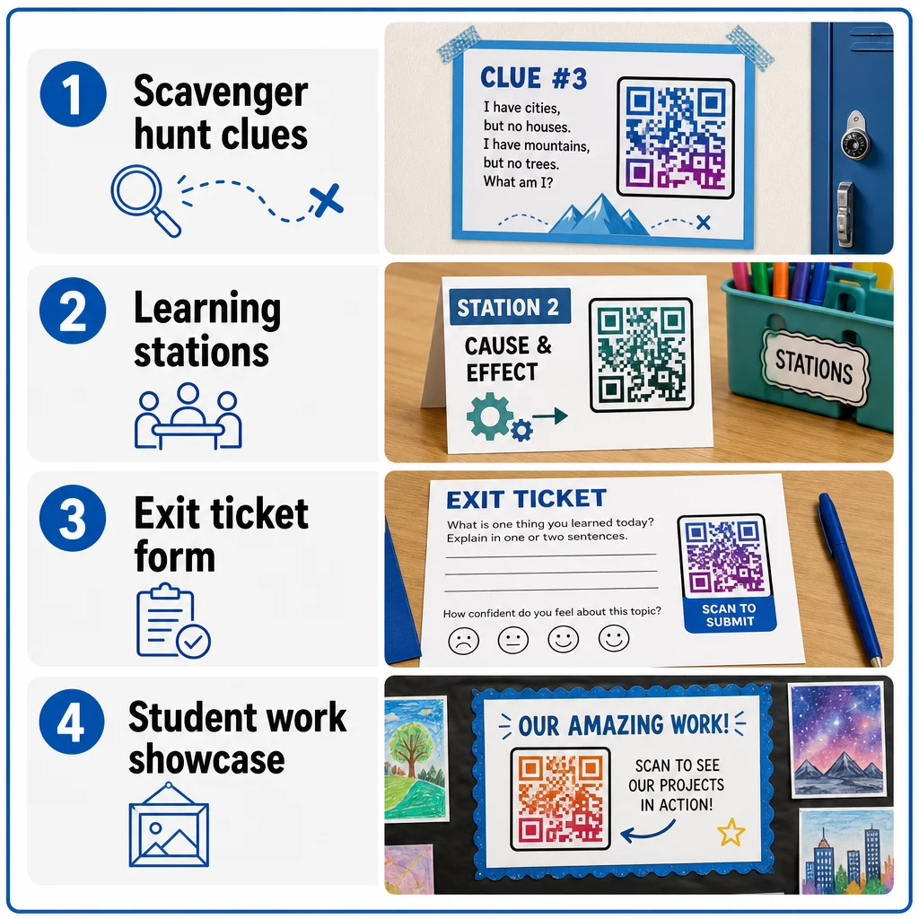 QR classroom activities