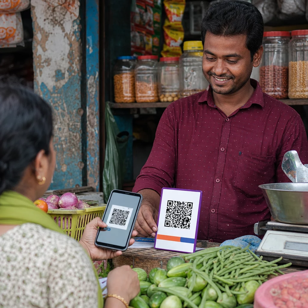 QR payment market