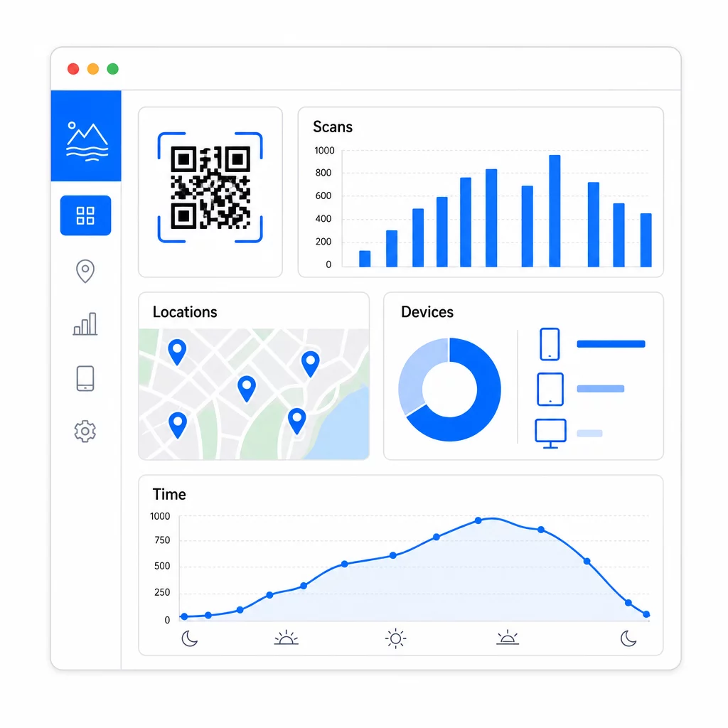 QR-analyse dashbord