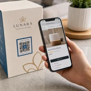 Сканирование QR-кода продукта