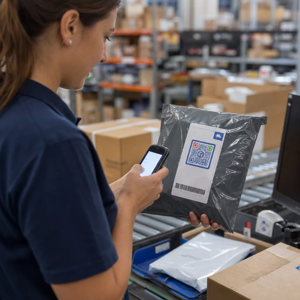 Warehouse QR scanning