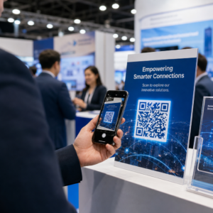 Trade show QR scan