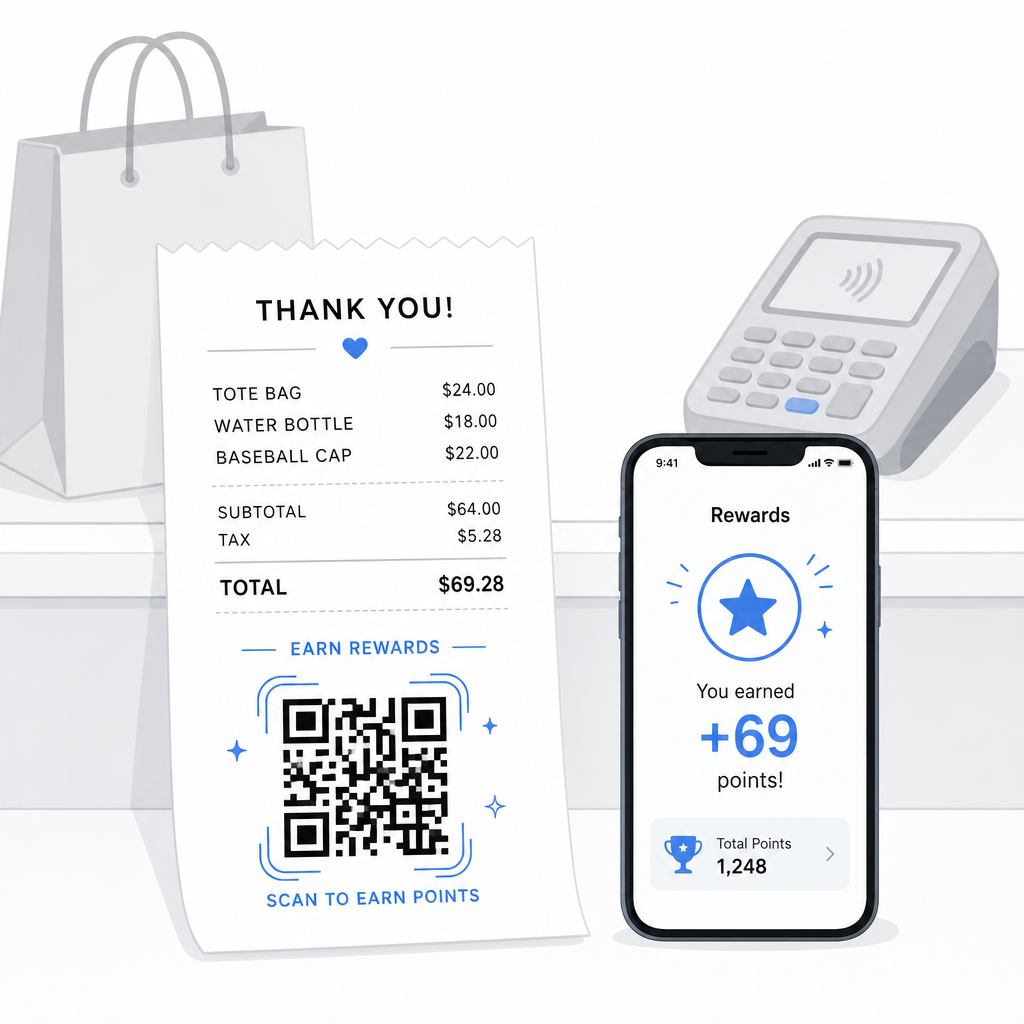 Loyalty receipt rewards