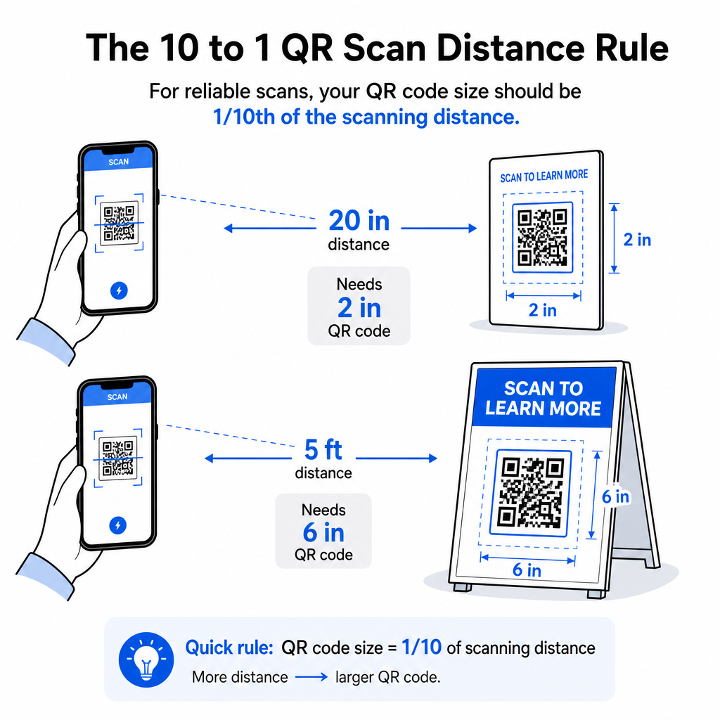 QR size rule