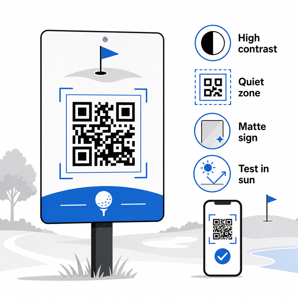 Outdoor QR best practices