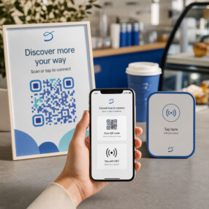 QR and NFC choice