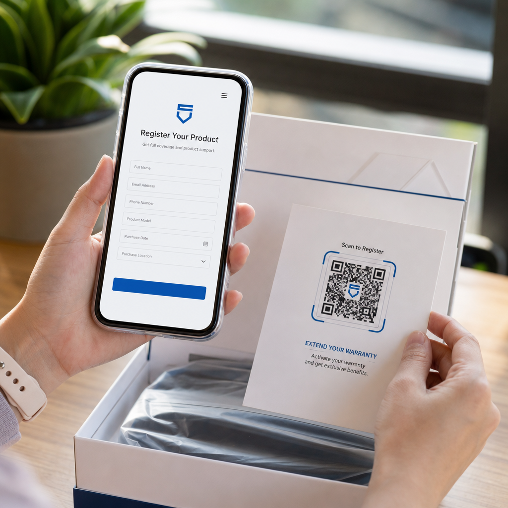Scanarea codului QR al produsului