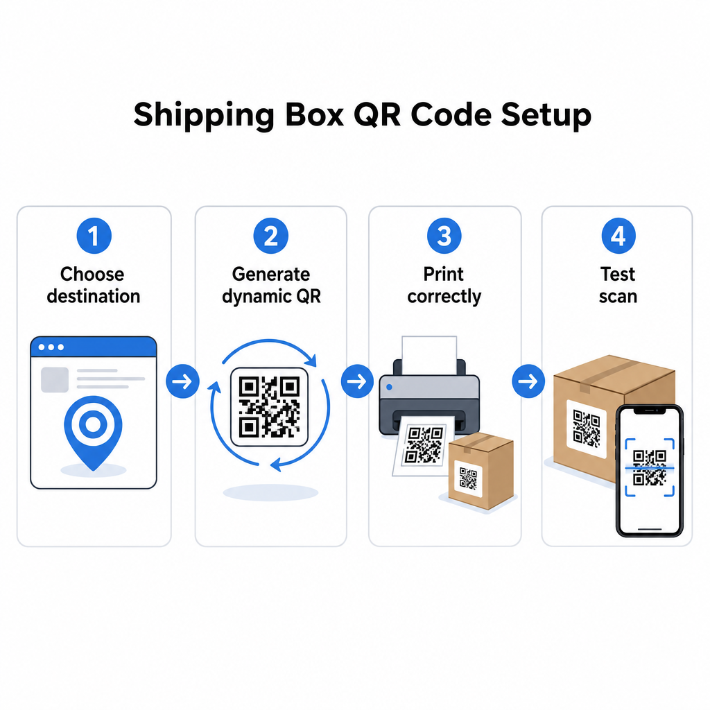 Shipping QR setup