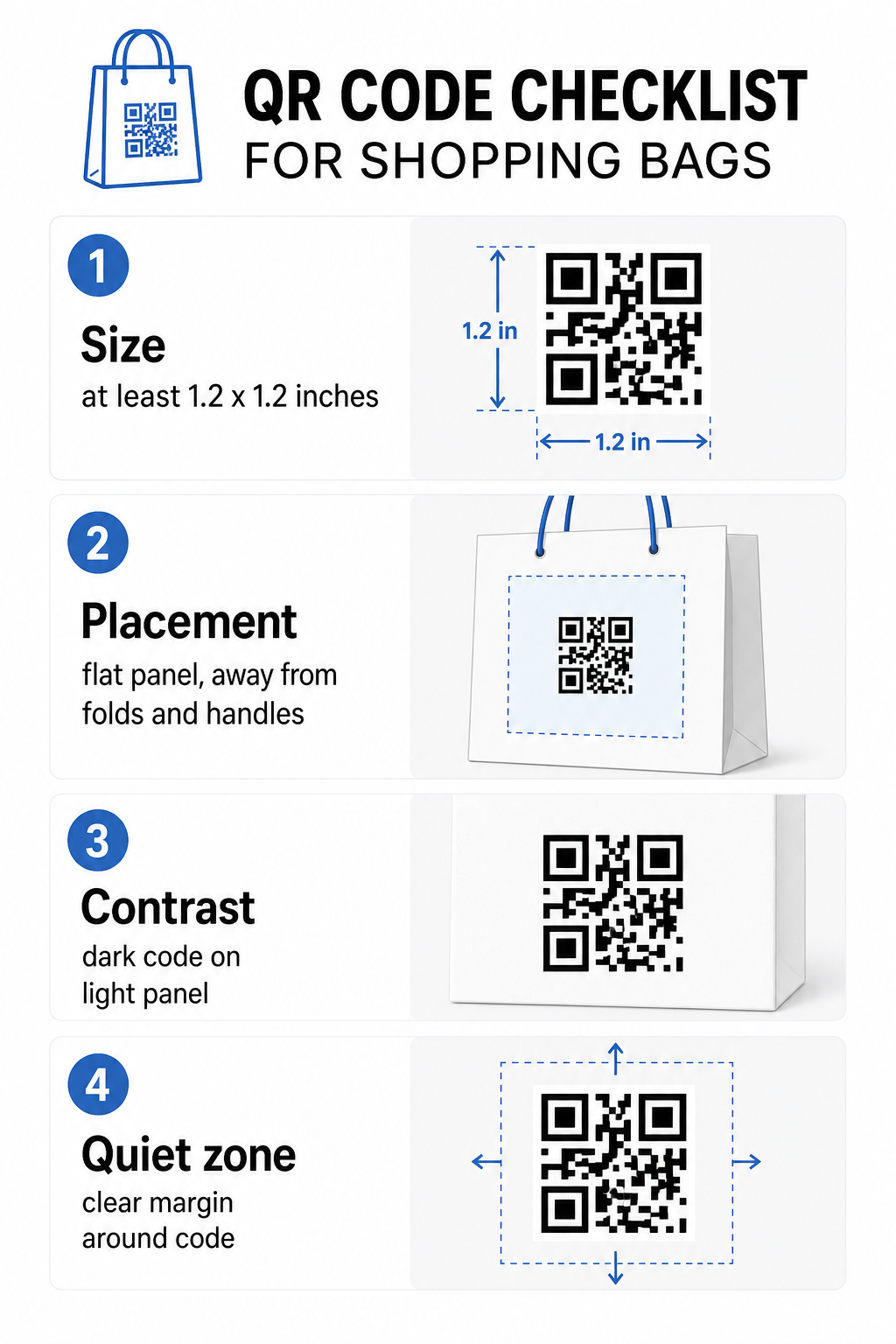 Bag QR checklist