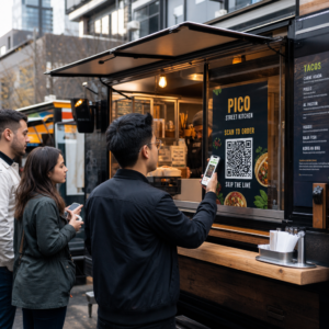 Food truck QR code