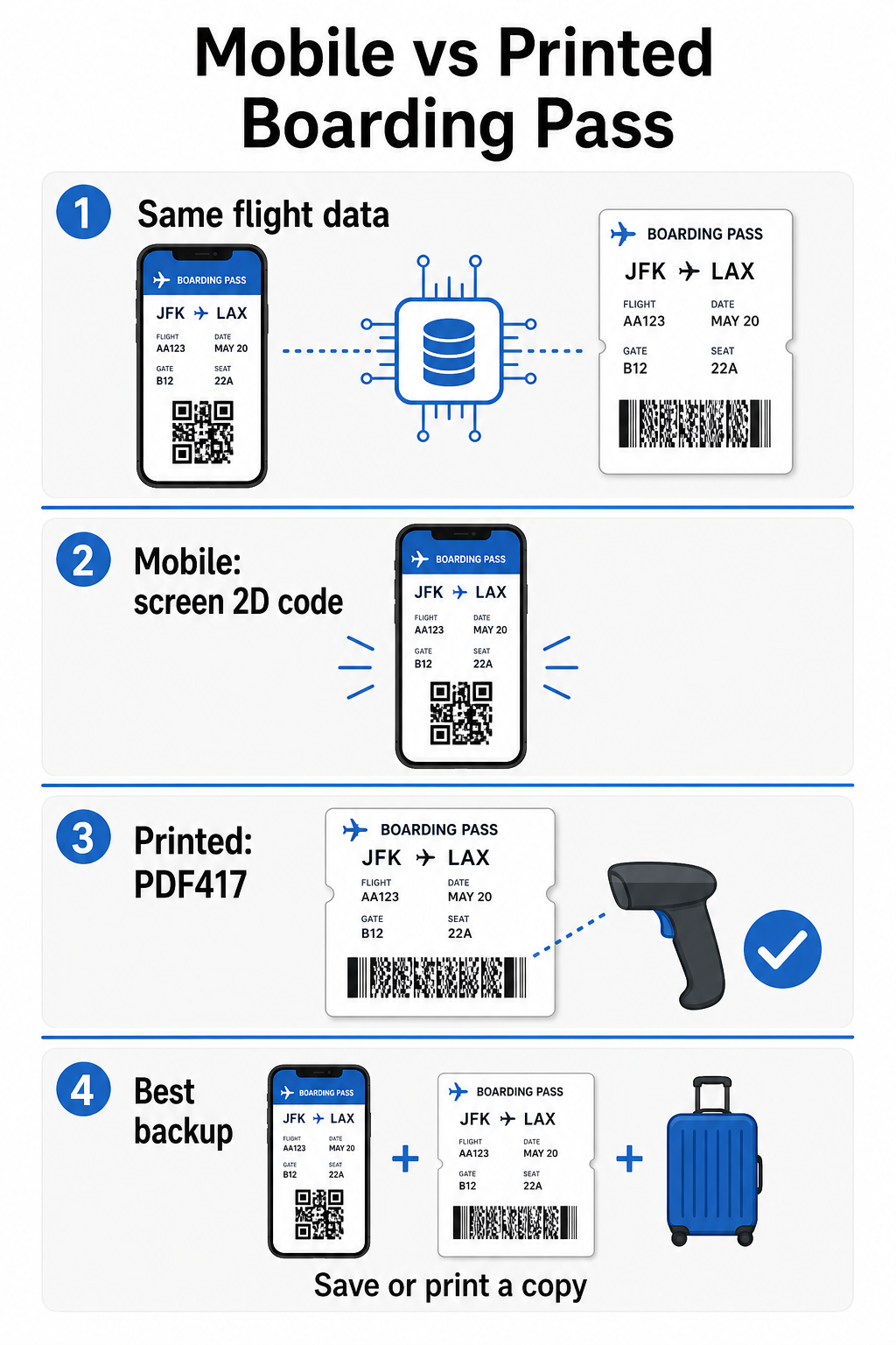 Mobile vs printed