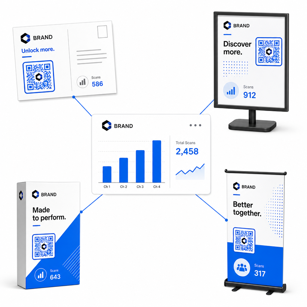 Comparing offline QR placements