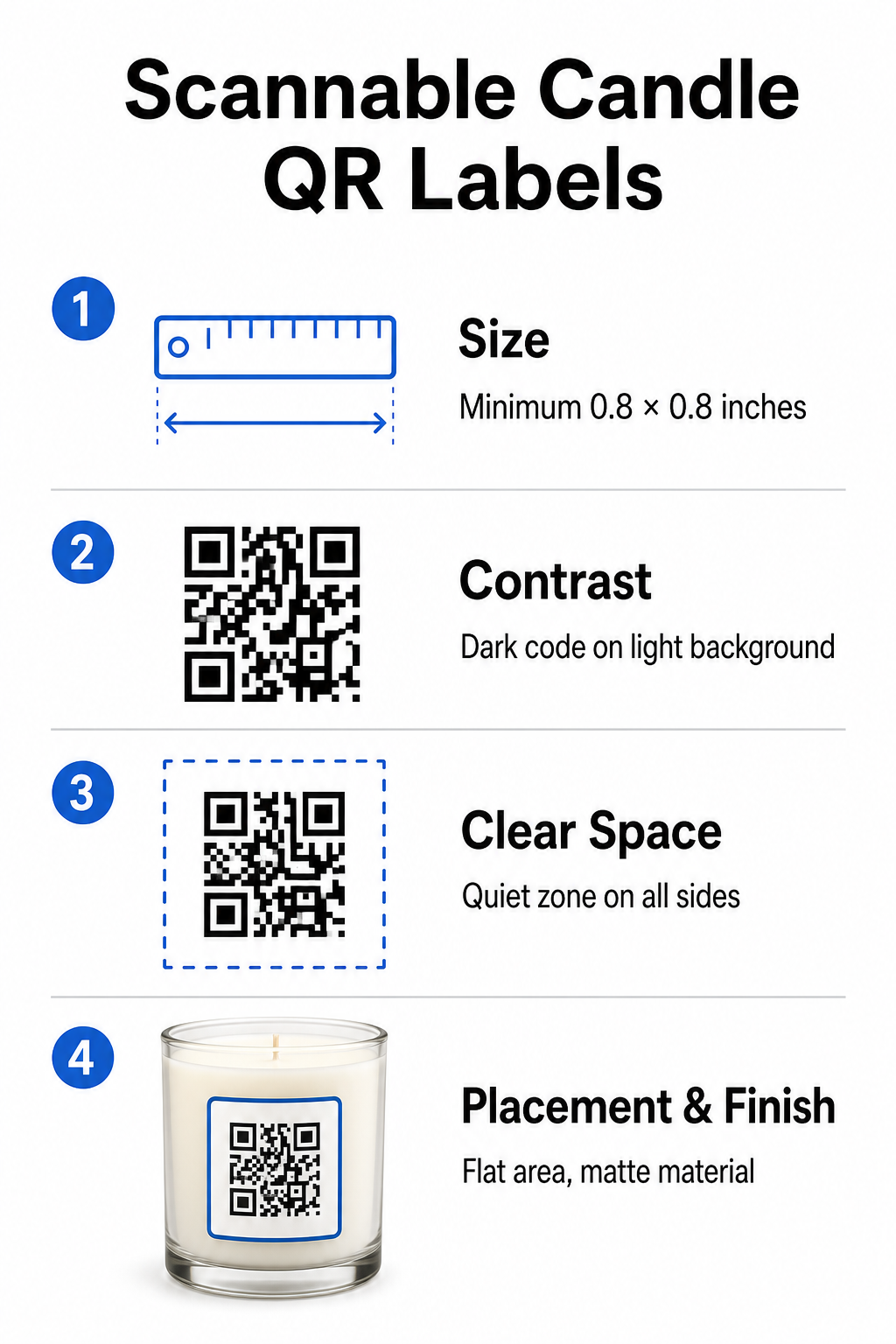 Candle QR design guidelines