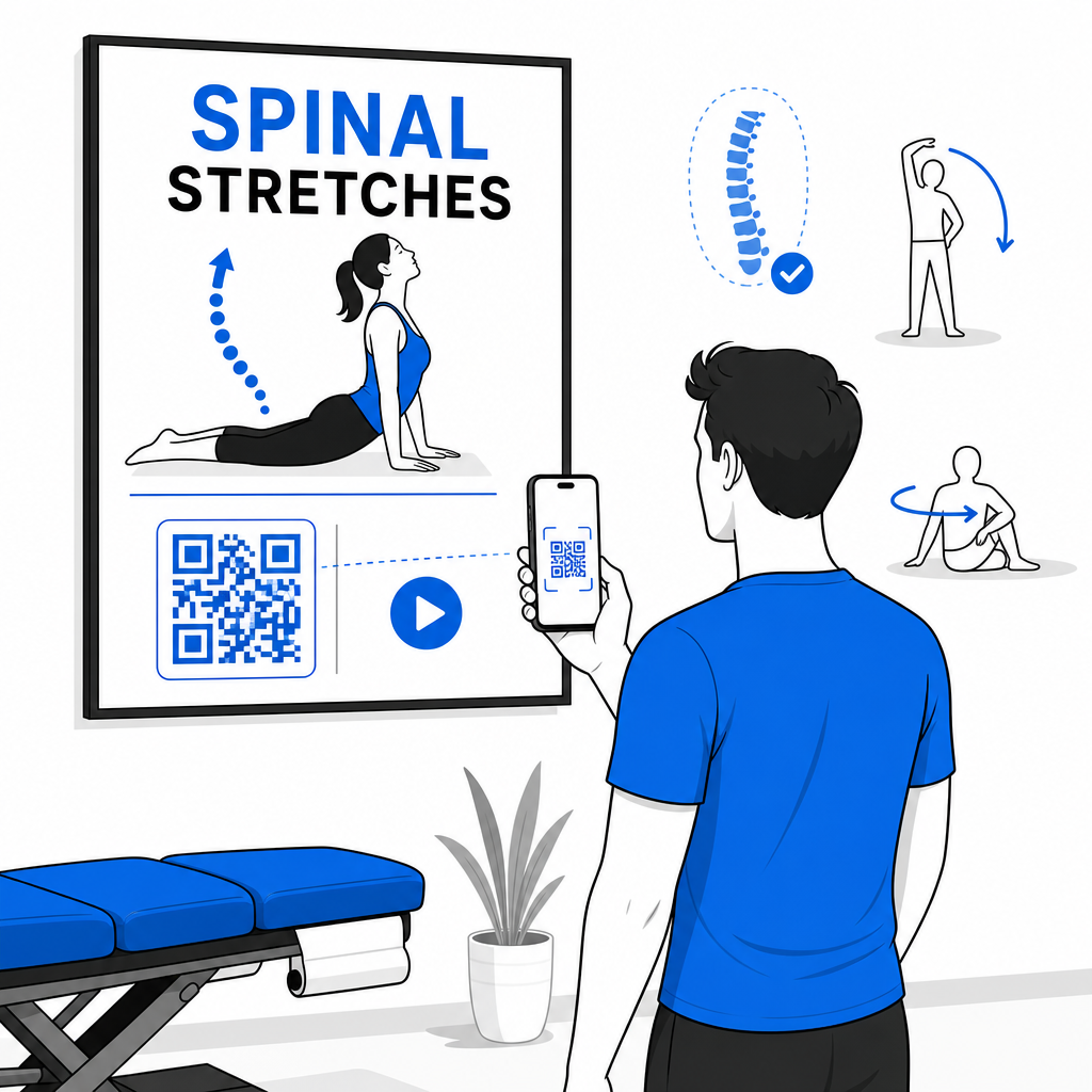 Digital chiropractic exercise guide