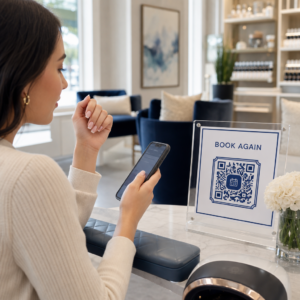 Client scanning booking code