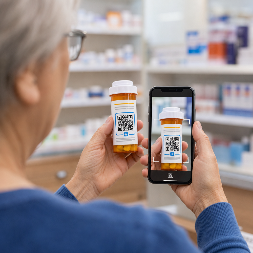 Scanning a prescription label