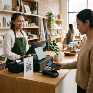 Contactless payment at checkout
