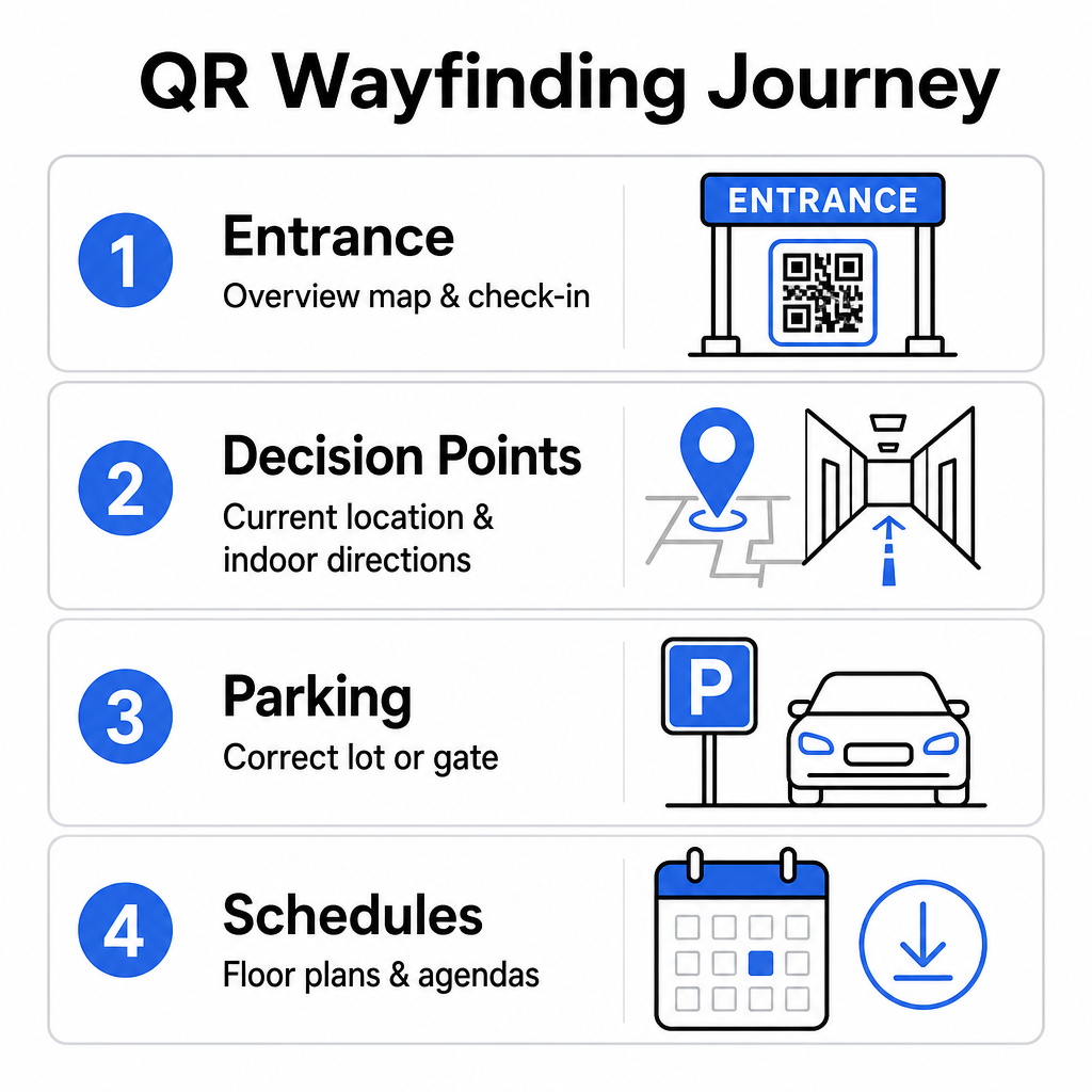 QR wayfinding use cases