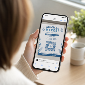 Scannen eines QR-Screenshots