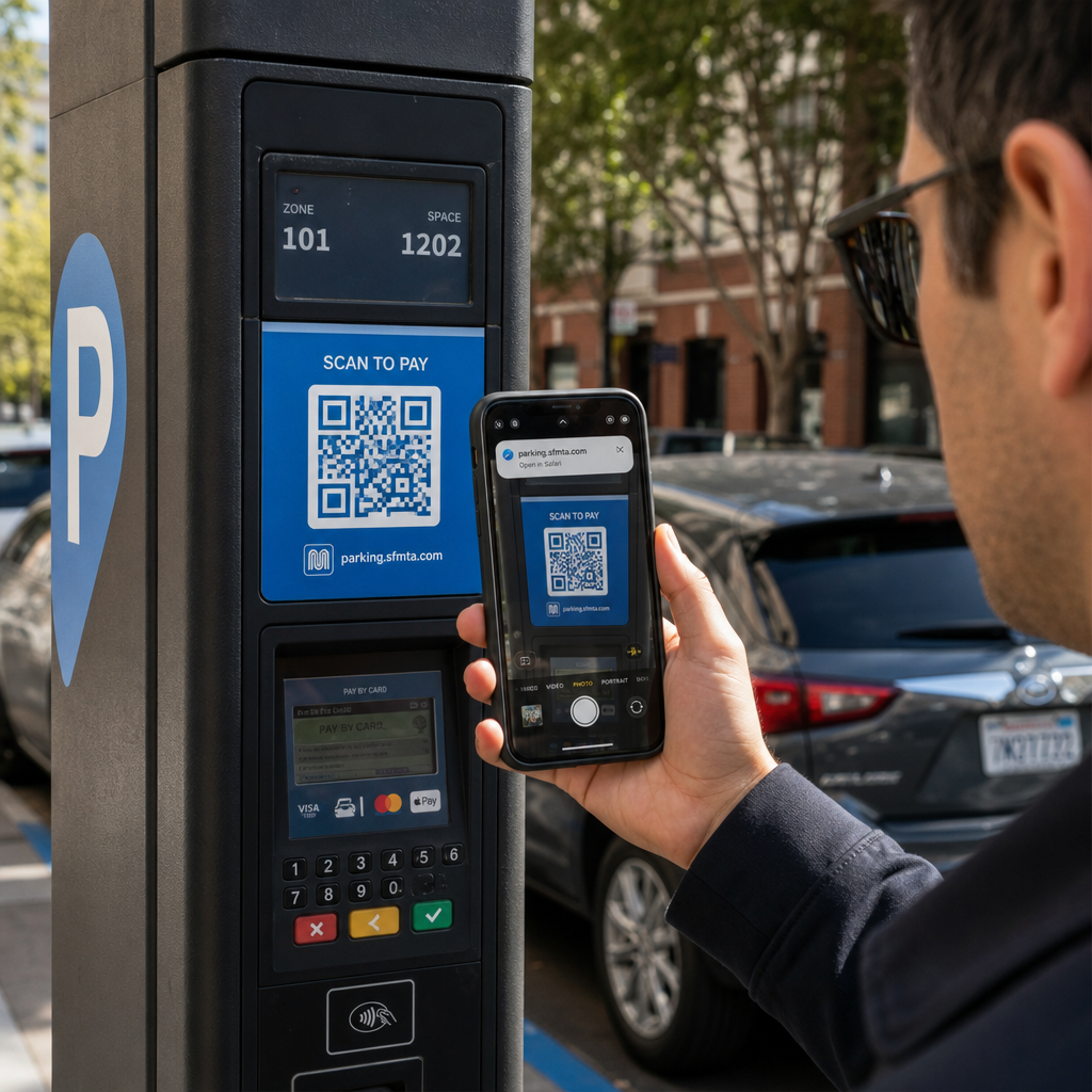 Checking QR code safely