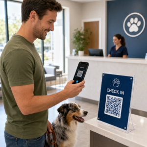 Veterinary digital check-in