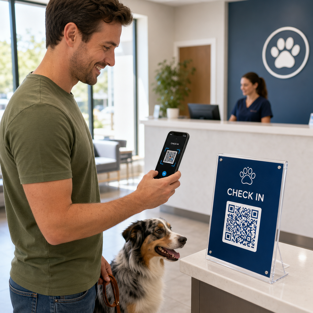 Veterinary digital check-in