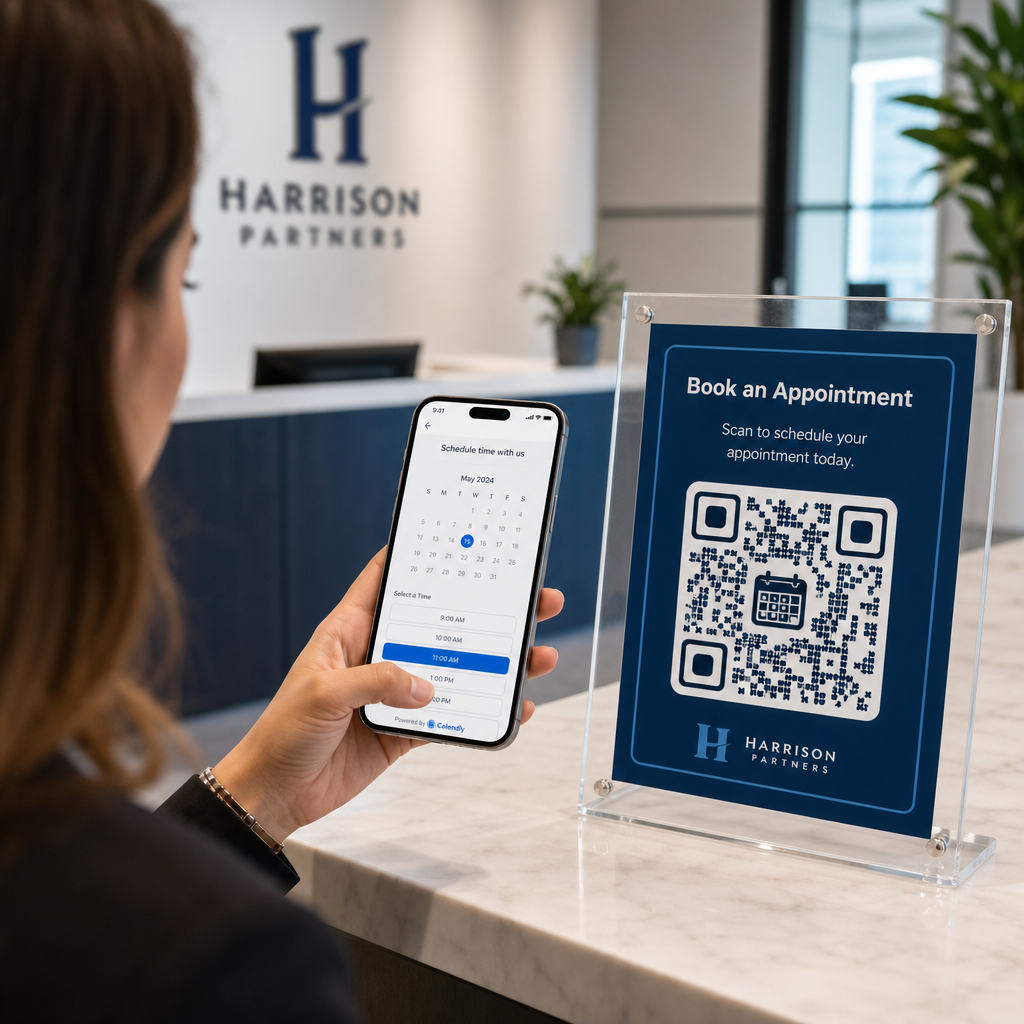 Scanning a booking code
