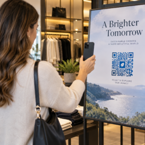 Scanning a branded QR code