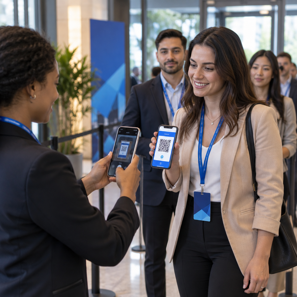 Fast QR event check-in