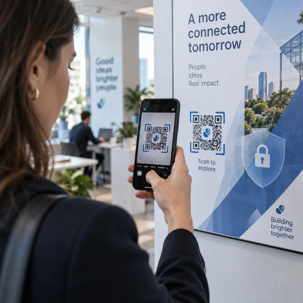 Privacy-conscious QR code scan