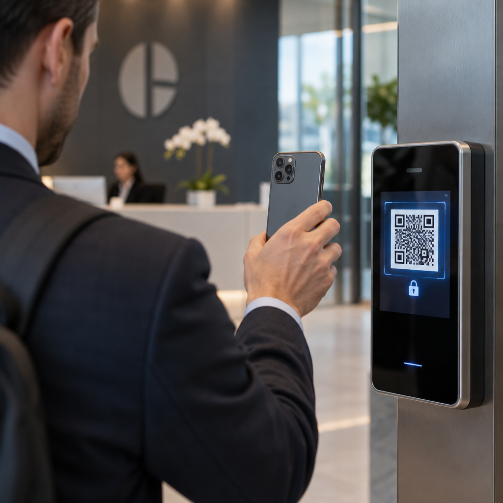 Secure QR code login