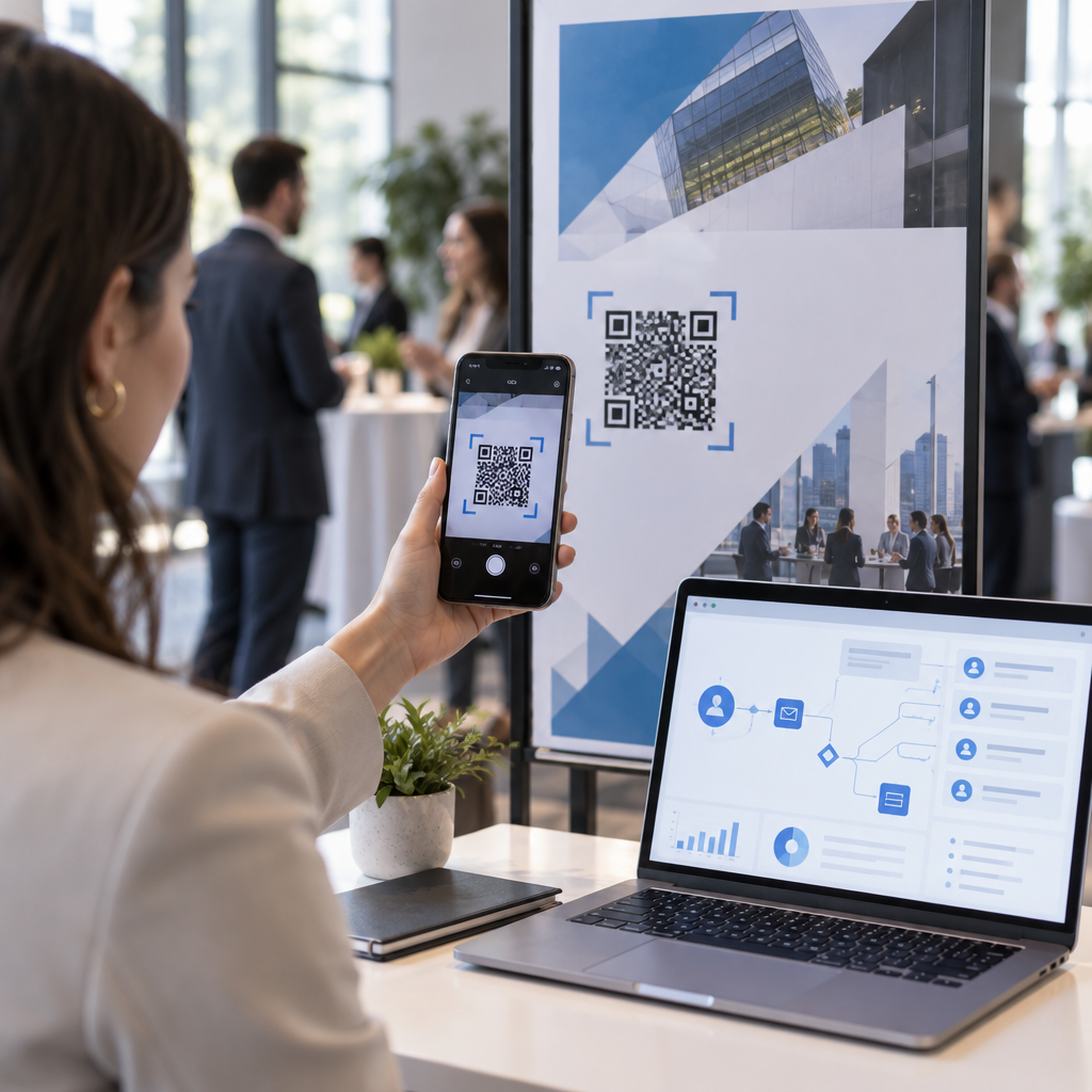 Automated QR code workflow