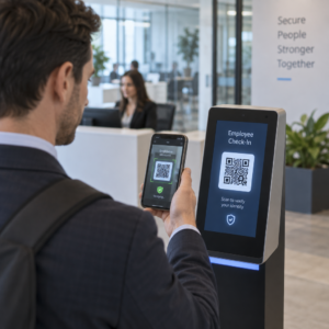 Secure QR identity verification