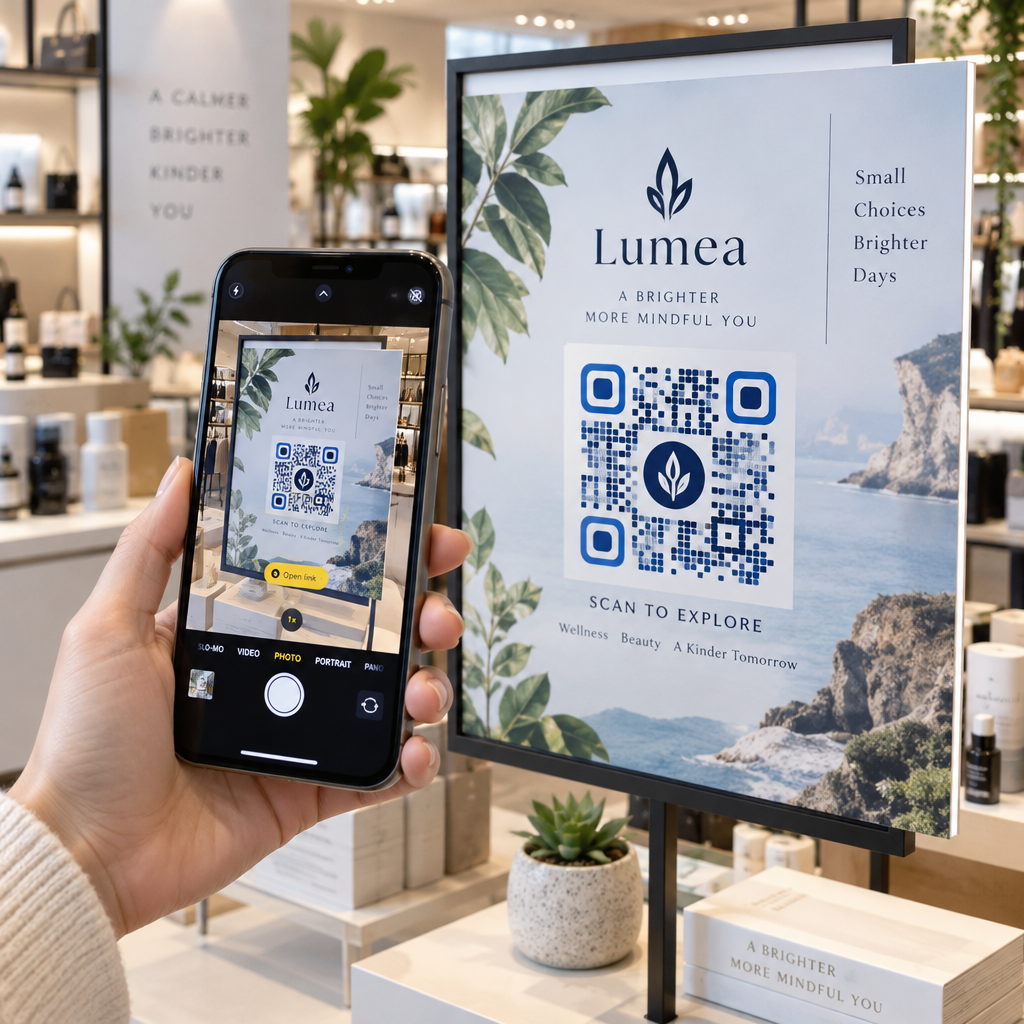Bränditud QR-koodi skaneerimine