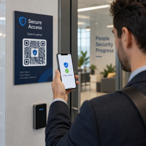 Scanning a secure QR