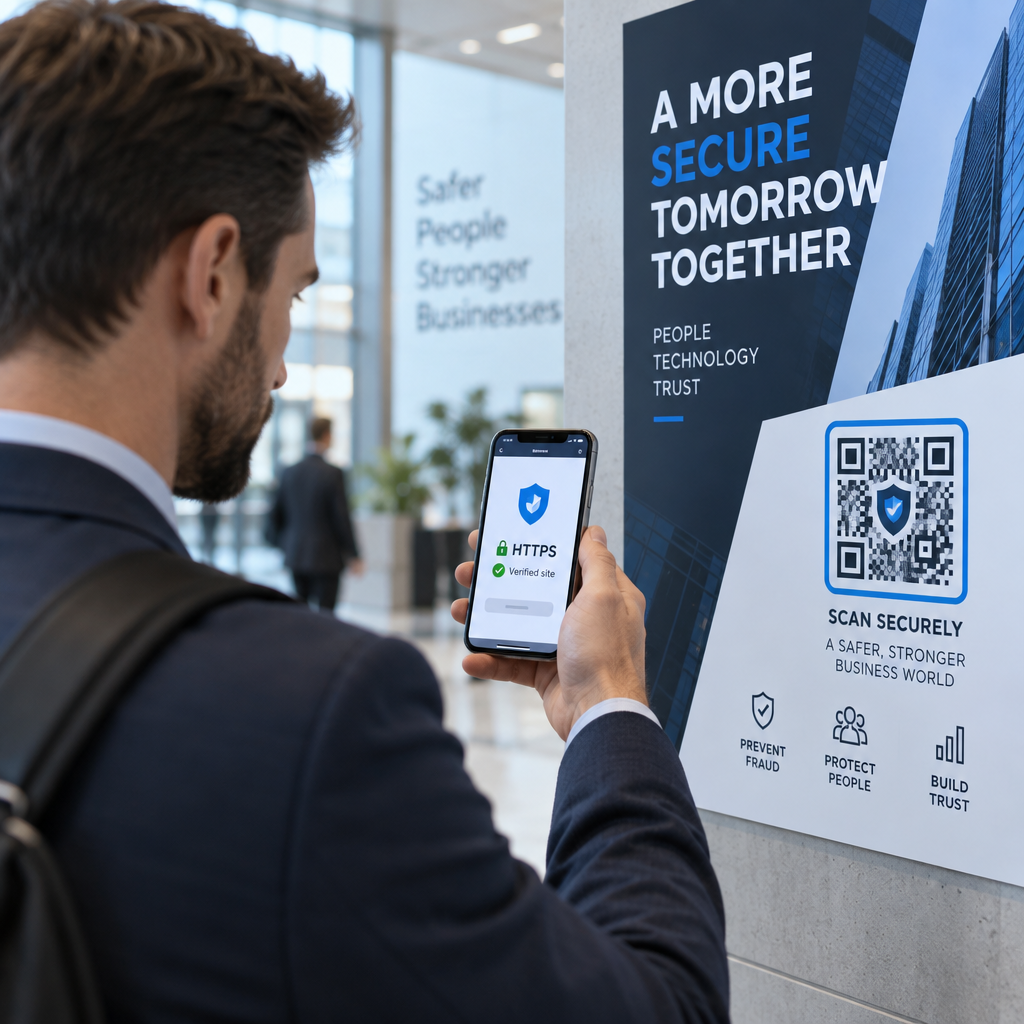 Secure business QR inspection