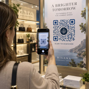 Scanning a branded QR code