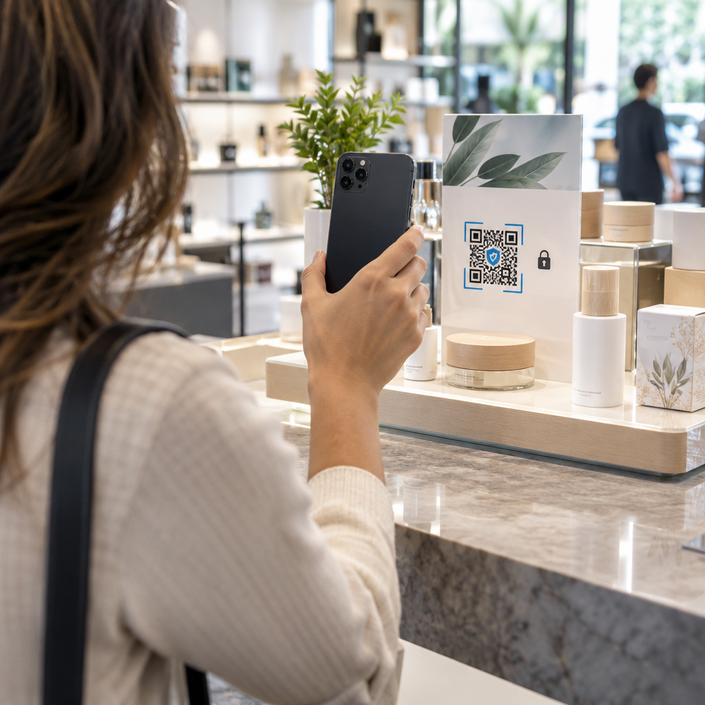 Scanning a trusted QR