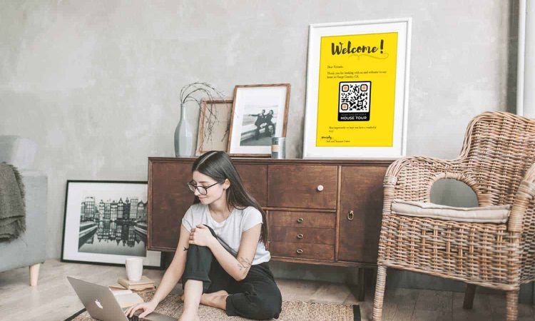 „Airbnb“ nuomos QR kodo pavyzdys