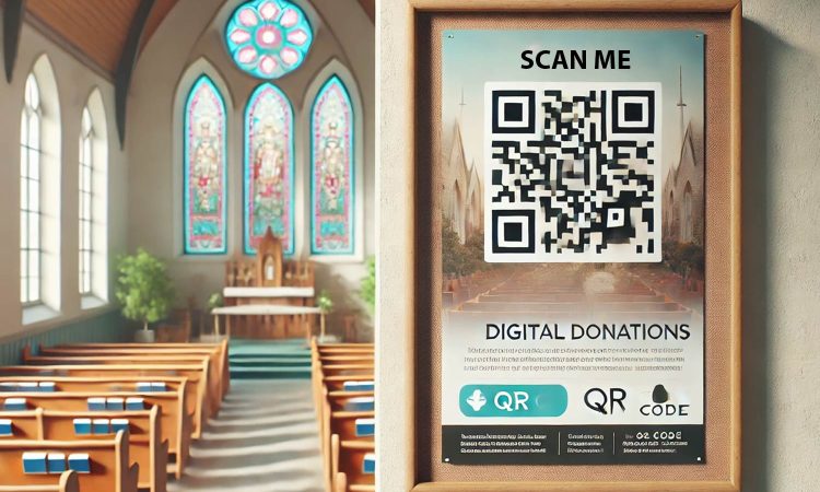 Codice QR del centro della chiesa