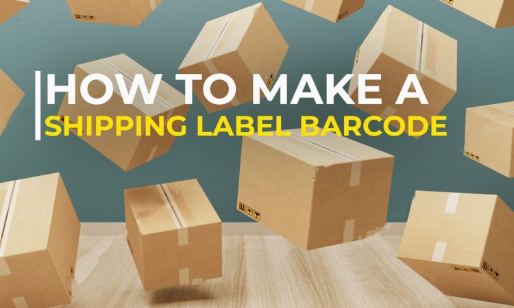 how to make a shipping label barcode
