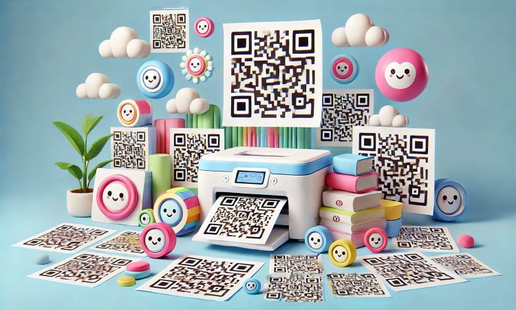 Bagaimana untuk mencetak kod QR