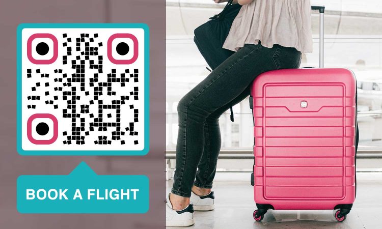 空港でのQRコードの使い方