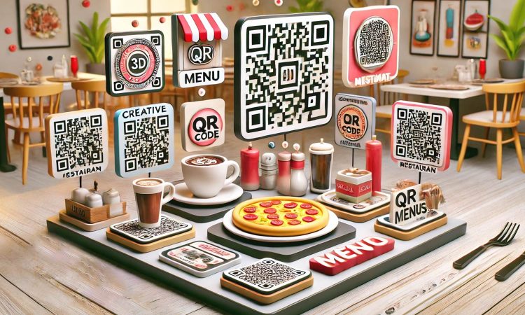 Progettazione di menu con codice QR per ristoranti