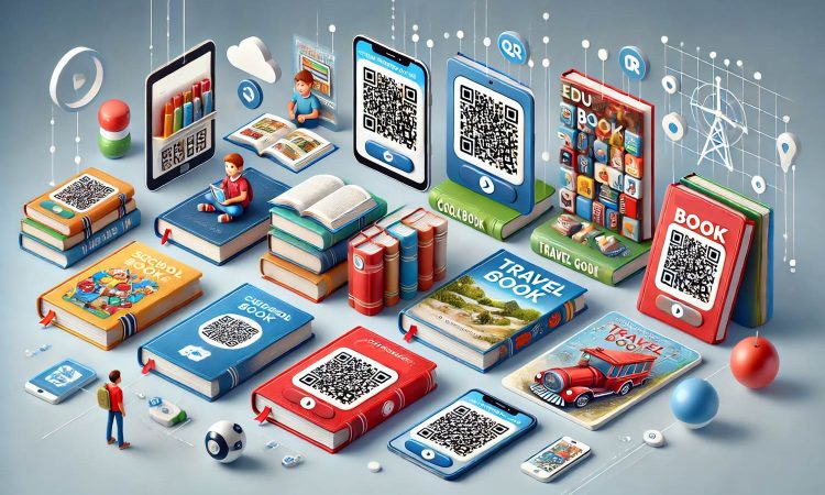 QR-Codes auf Büchern