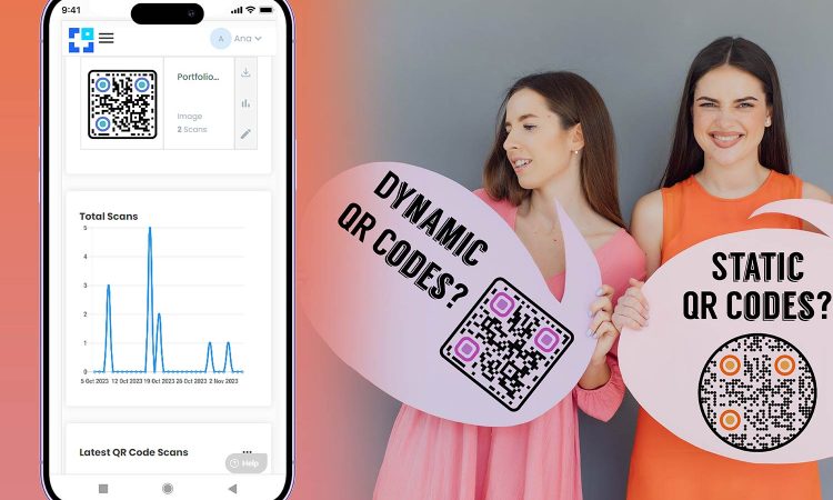 En sammenligning af forskellen mellem statiske og dynamiske QR-koder