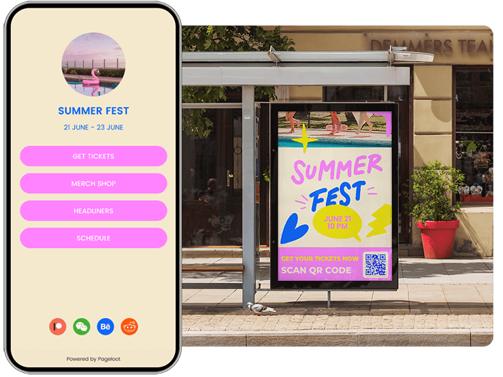 Κωδικοί QR για μια εκδήλωση